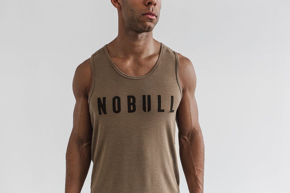 NOBULL Men's Tank Tops - Fallen Rock - Ireland (2536ANESK)